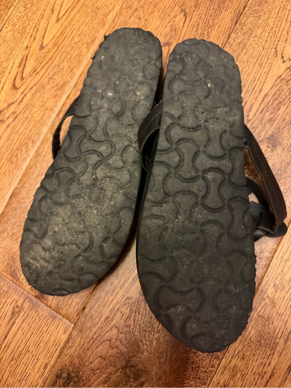 Tory Burch Miller Cloud Women's Black Leather Sandals 9 Good used condition - Picture 5 of 9